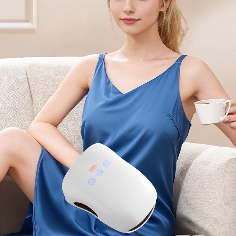 🔥 Πείτε αντίο στον πόνο των χεριών 🔥 Ασύρματο μασάζ χεριών με 3 ταχύτητες, θερμότητα και συμπίεση-GR