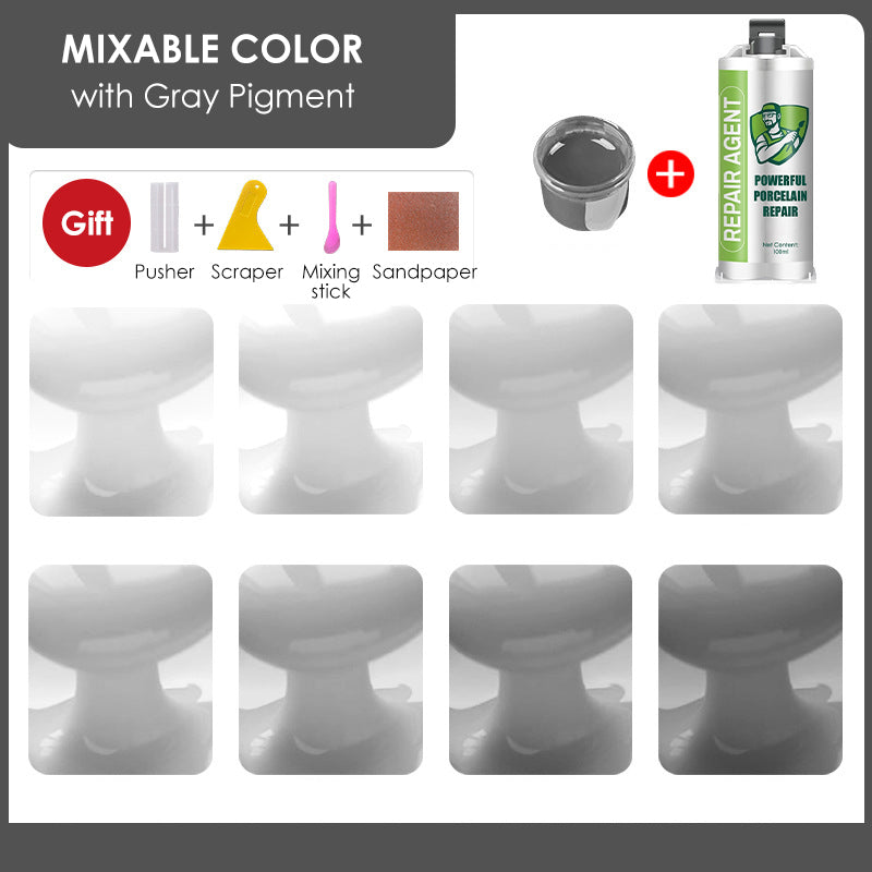 Ισχυρό κιτ επισκευής πορσελάνης - Διπλός σωλήνας-GR