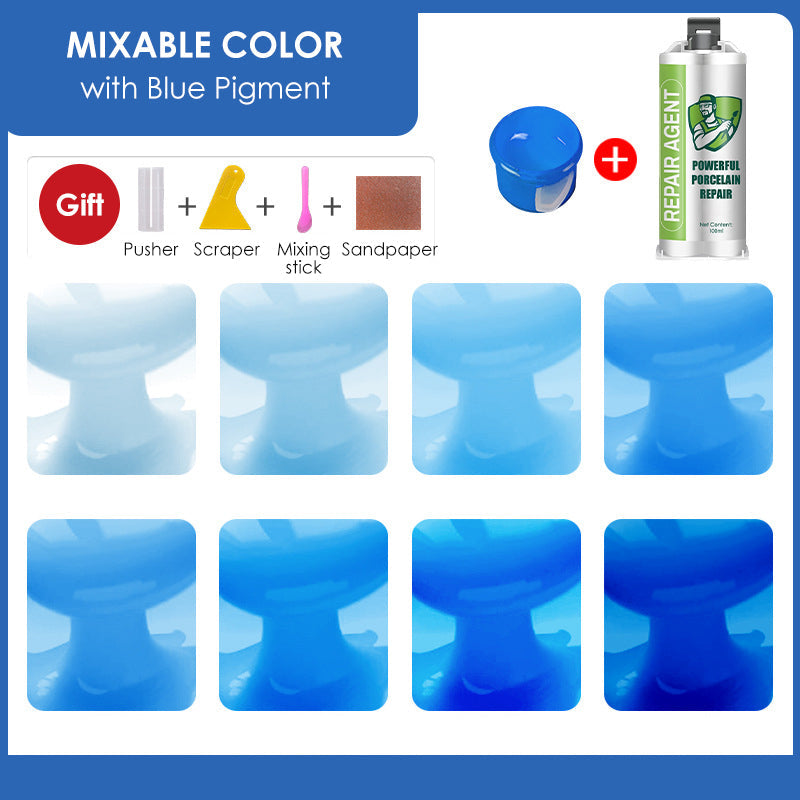 Ισχυρό κιτ επισκευής πορσελάνης - Διπλός σωλήνας-GR