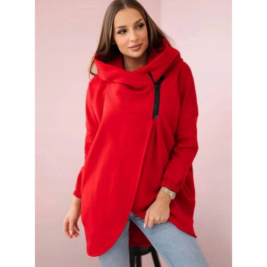 😍 (S-4XL) 🌼 Γυναικείο oversized χοντρό φούτερ με κουκούλα-GR