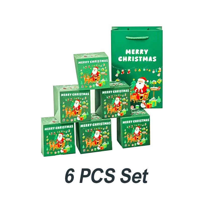 🎅 Μοναδικό πτυσσόμενο χριστουγεννιάτικο κουτί δώρου🎄✨-GR