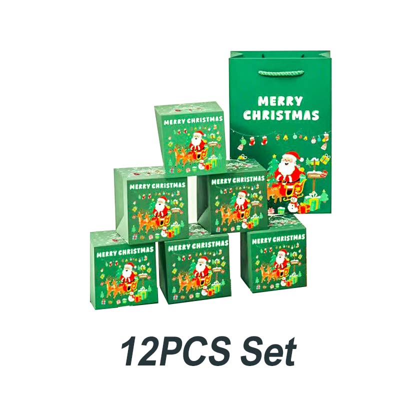 🎅 Μοναδικό πτυσσόμενο χριστουγεννιάτικο κουτί δώρου🎄✨-GR