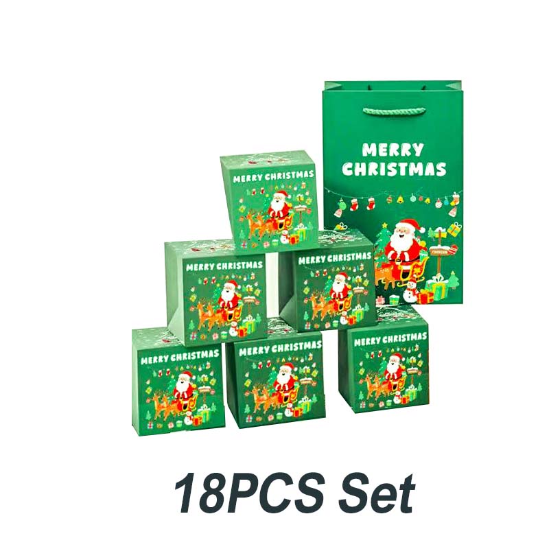 🎅 Μοναδικό πτυσσόμενο χριστουγεννιάτικο κουτί δώρου🎄✨-GR