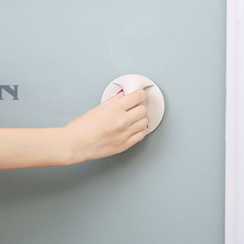 🏠Ανθεκτικές, αυτοκόλλητες, στρογγυλές λαβές πόρτας❤️-GR