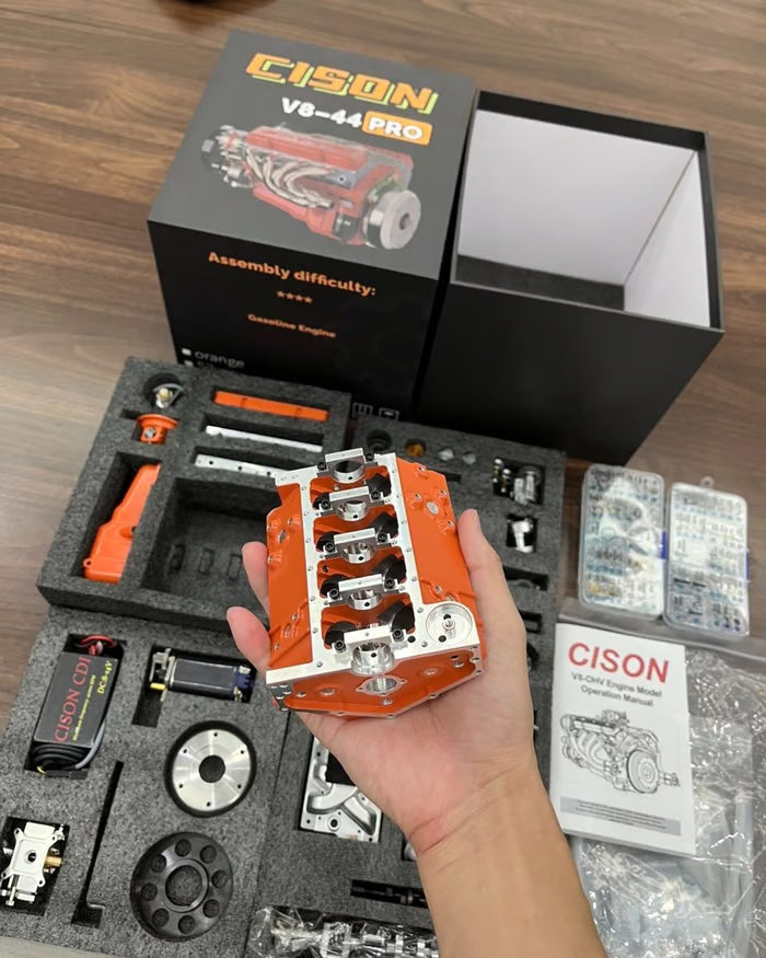 Model bencinskega motorja CISON V8 OHV za samosestavljanje-SI