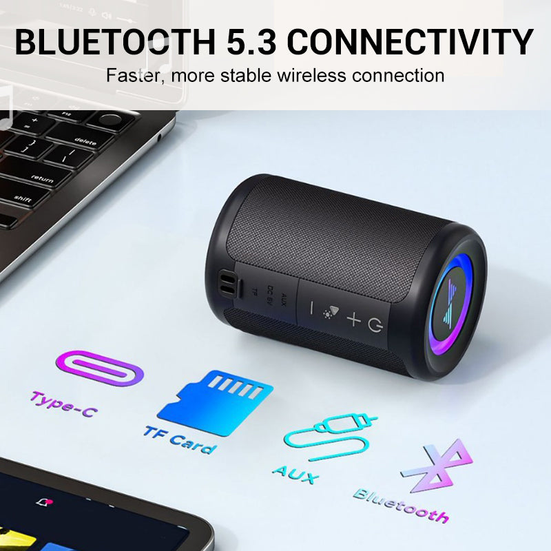 🎵 Φορητό αδιάβροχο ηχείο Bluetooth-GR