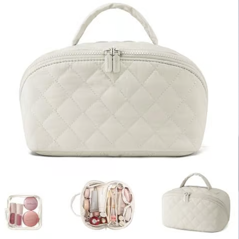 💗Μεγάλη, ευρύχωρη τσάντα καλλυντικών με λαβή-GR