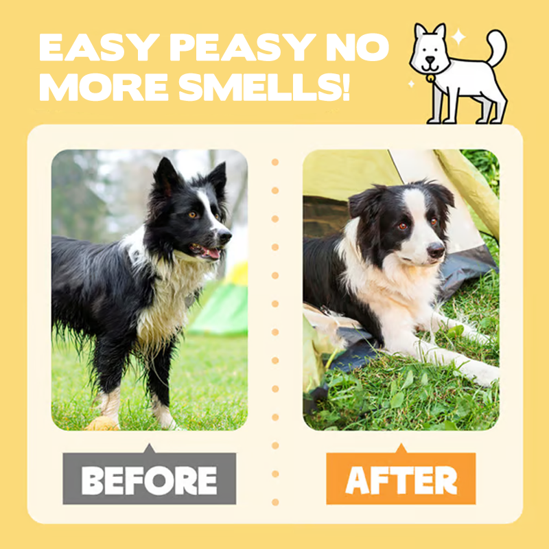 🐶 Γάντια αποσμητικού καθαρισμού κατοικίδιων ζώων χωρίς ξέβγαλμα-GR