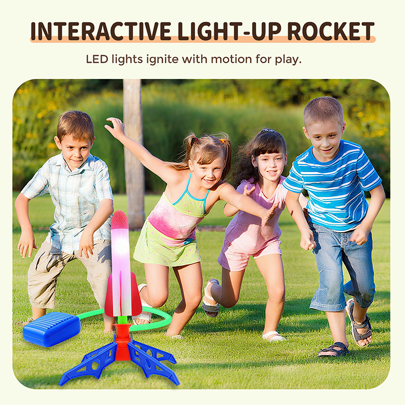 🚀LED raketni izstreljevalec za otroke-SI