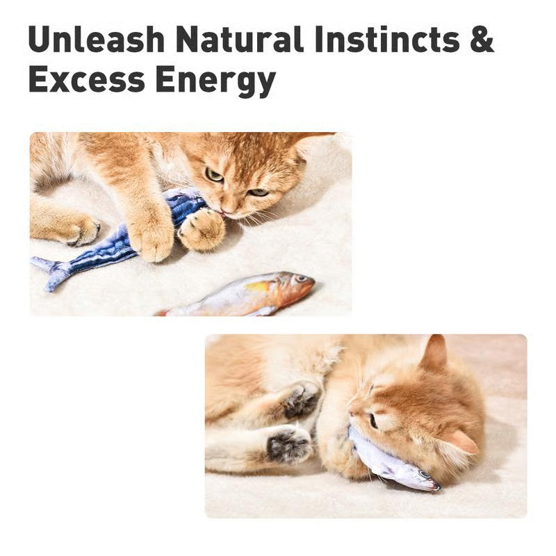 🐈Ρεαλιστικό παιχνίδι ψαριών για γάτες που πηδούν-GR