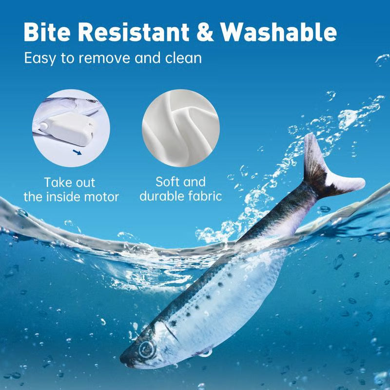 🐈Ρεαλιστικό παιχνίδι ψαριών για γάτες που πηδούν-GR