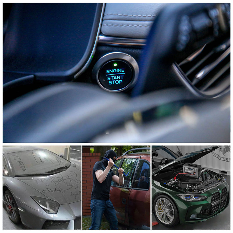 🚗⚡Odklopno stikalo za avtomobilski akumulator 12V/24V z daljinskim upravljalnikom🔋-GR