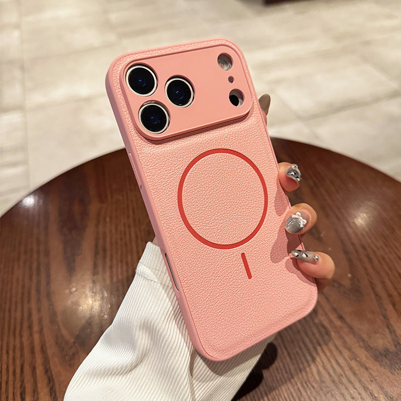 🔥🧲 Μαγνητική θήκη τηλεφώνου χωρίς δακτυλικά αποτυπώματα για τη σειρά 12-17 📱✨-GR