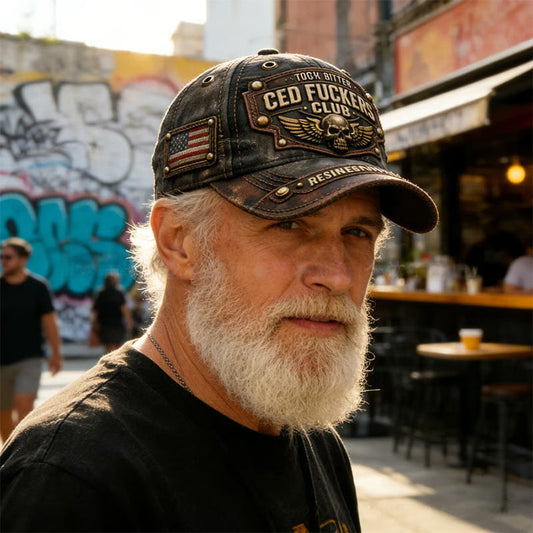 Klub starih jebačev – Punk vezena kapa-GR