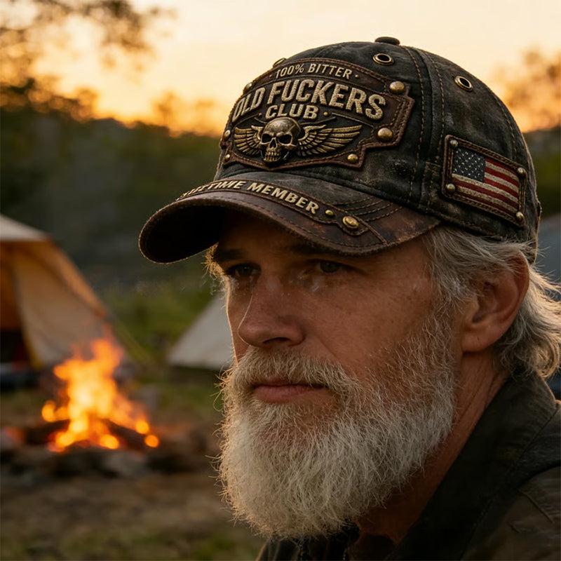 Klub starih jebačev – Punk vezena kapa-GR