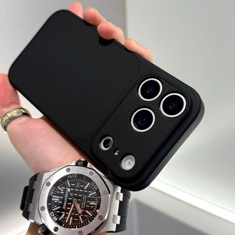 🎯 Vrhunski ovitek za telefon z videzom usnja in zaščito pred udarci | Ščiti pred padci, praskami in prahom ter doda luksuzen videz-SI