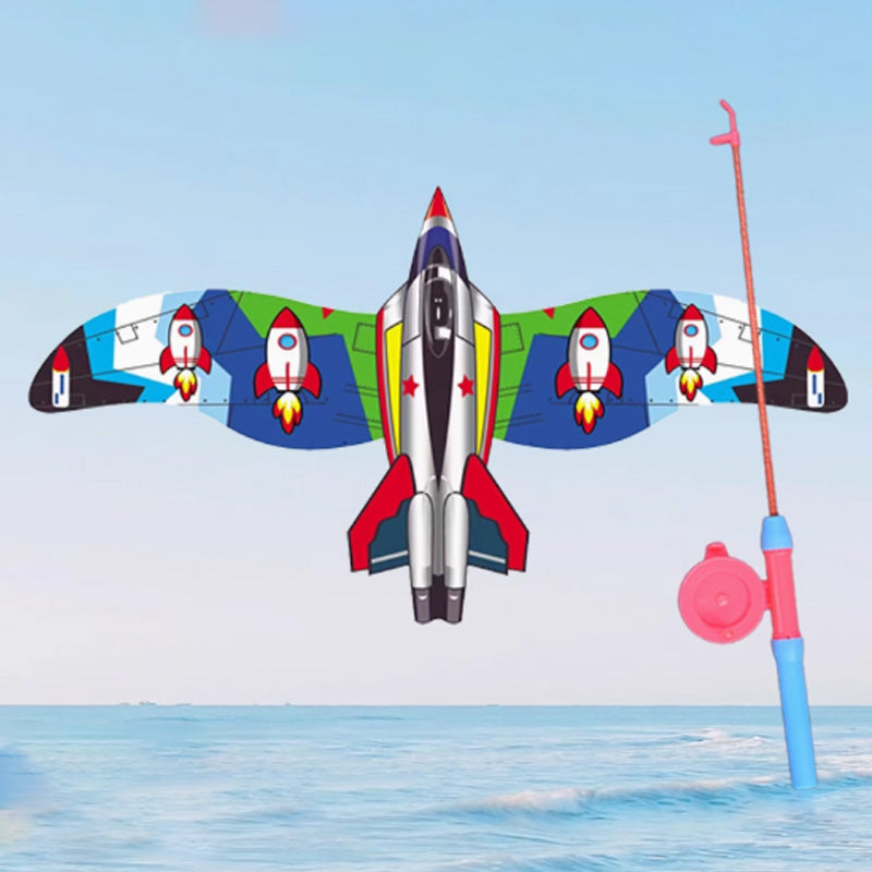 🎣🪁Inovativni zmaji z ribiško palico✨✨Enostavno upravljanje, neskončna zabava na prostem za otroke! - GR