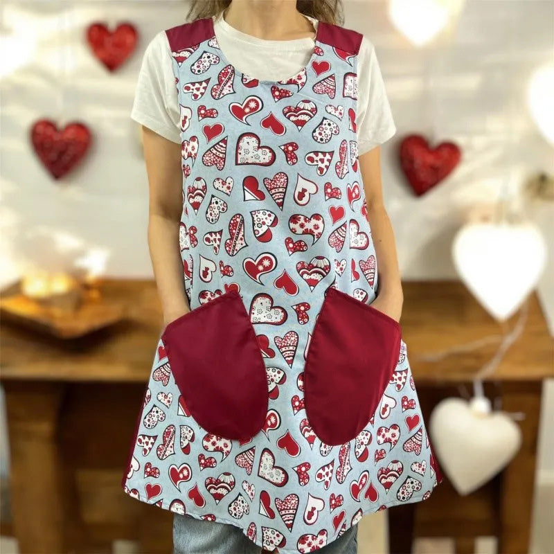 🔥Ženski predpasnik s prekrižanim trakom in brezrokavnikom-GR