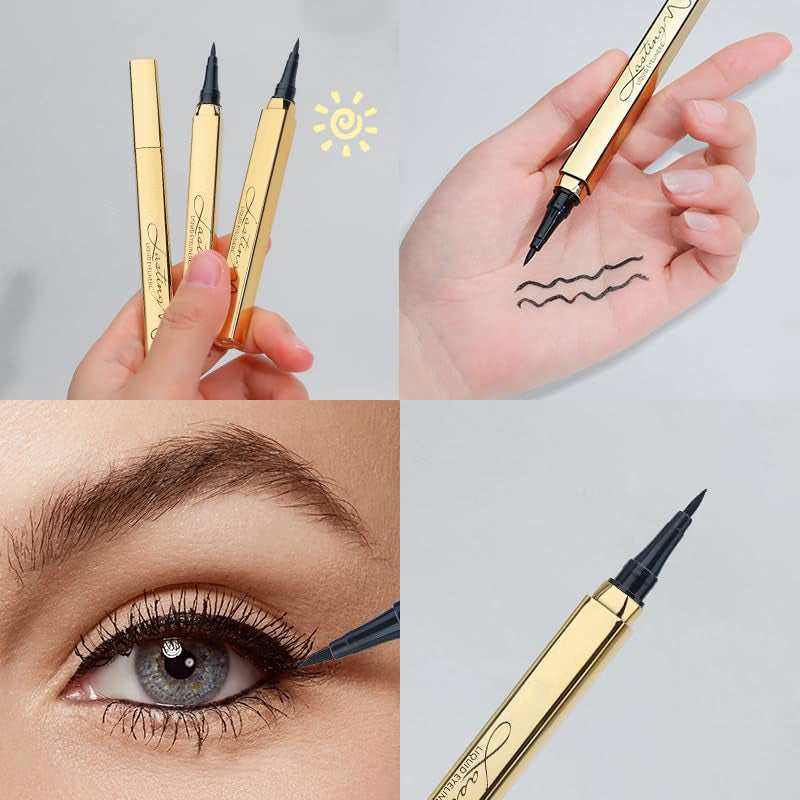 🔥1+1 δώρο✨Υγρό eyeliner μακράς διαρκείας, αδιάβροχο - τέλος στο μουτζουρωμένο eyeliner!-GR