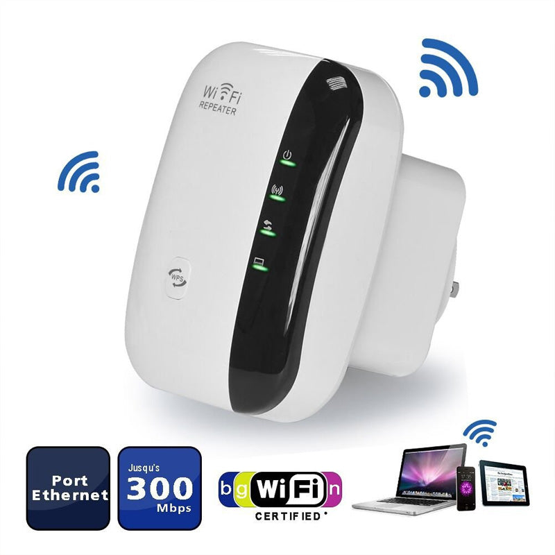 Επαναλήπτης και ενισχυτής σήματος Wi-Fi 300 Mbps-EL