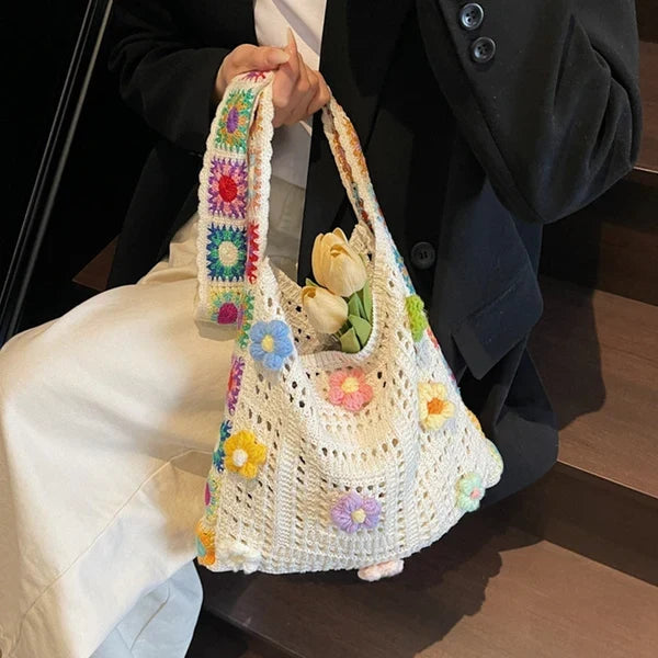 👜Kvačkana etnična torba za čez ramo za ženske-SI